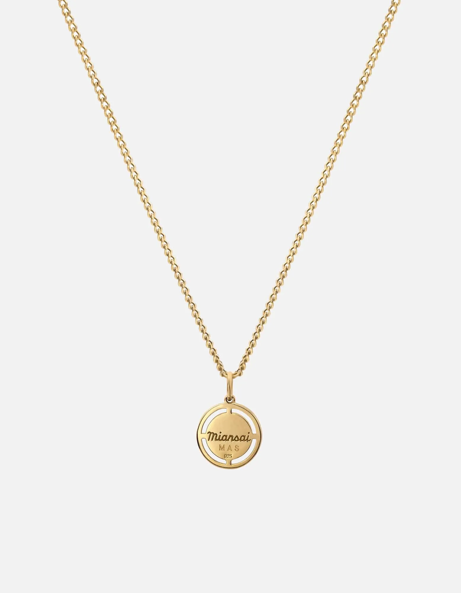 Compass Onyx Necklace, Gold Vermeil