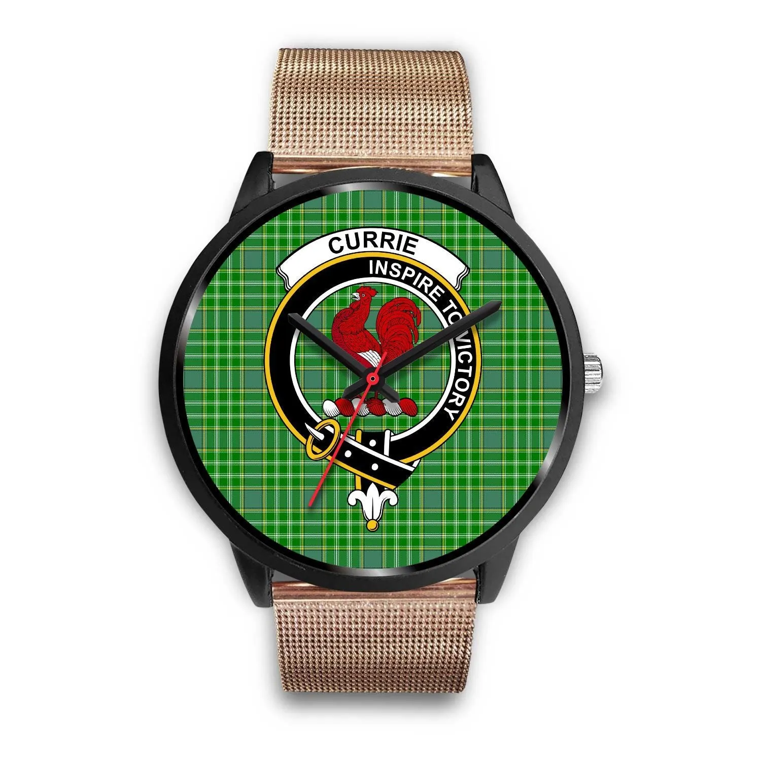 Currie Clan Badge Tartan Black Watch