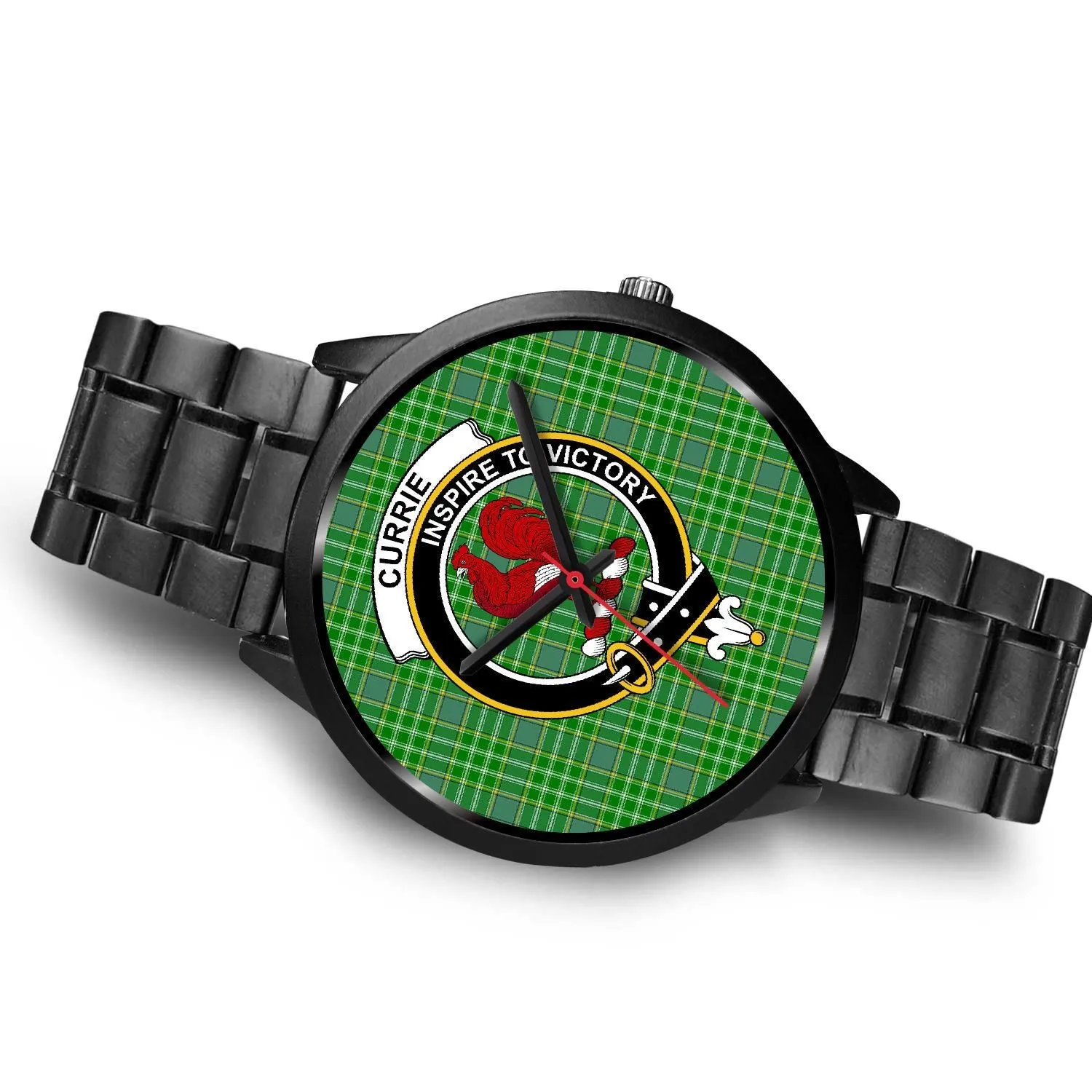 Currie Clan Badge Tartan Black Watch