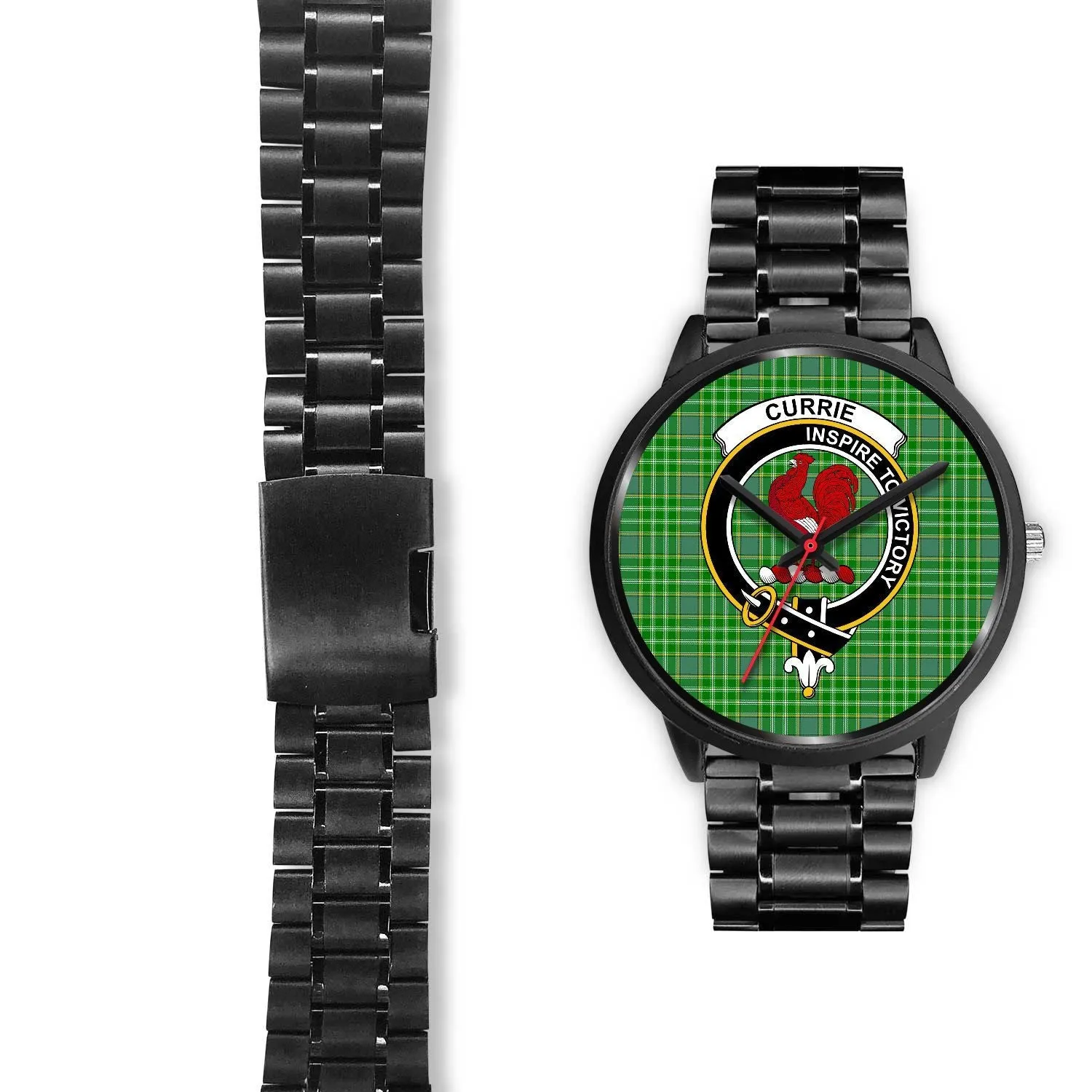 Currie Clan Badge Tartan Black Watch