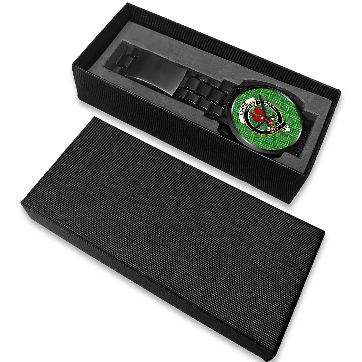 Currie Clan Badge Tartan Black Watch