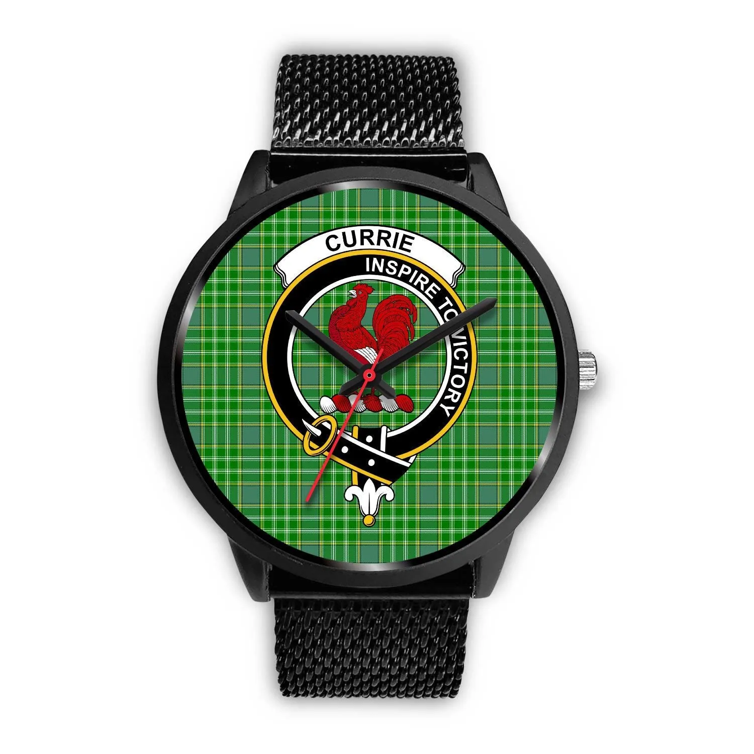 Currie Clan Badge Tartan Black Watch