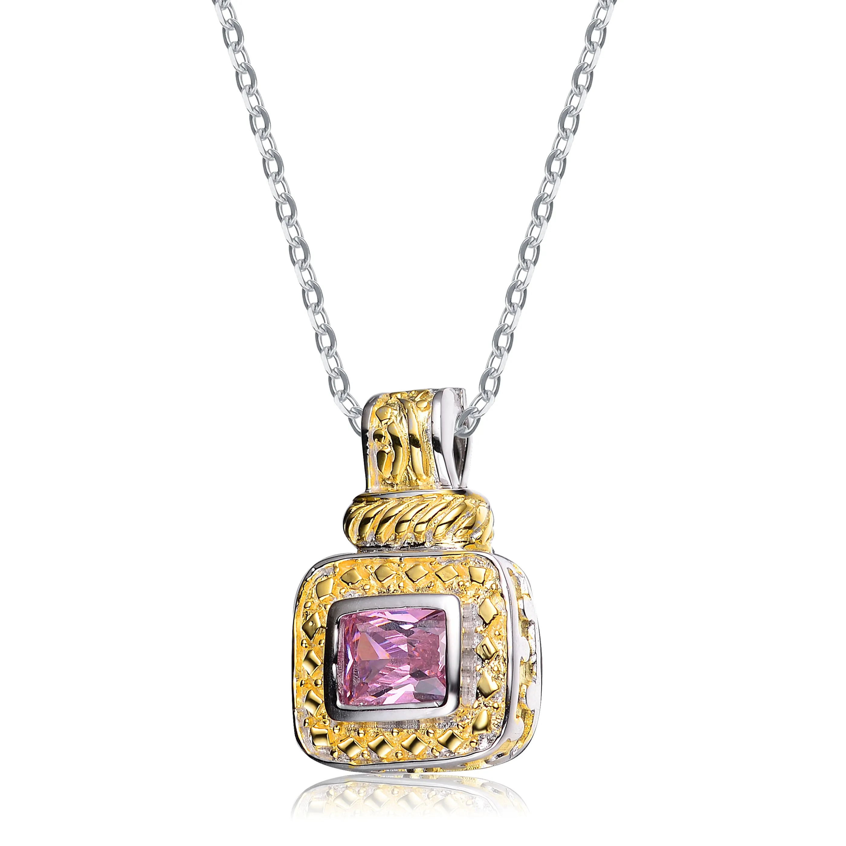 Déco Pink Core Gold Plated Pendant