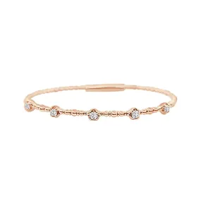 Diamond Dot Flexible Bangle