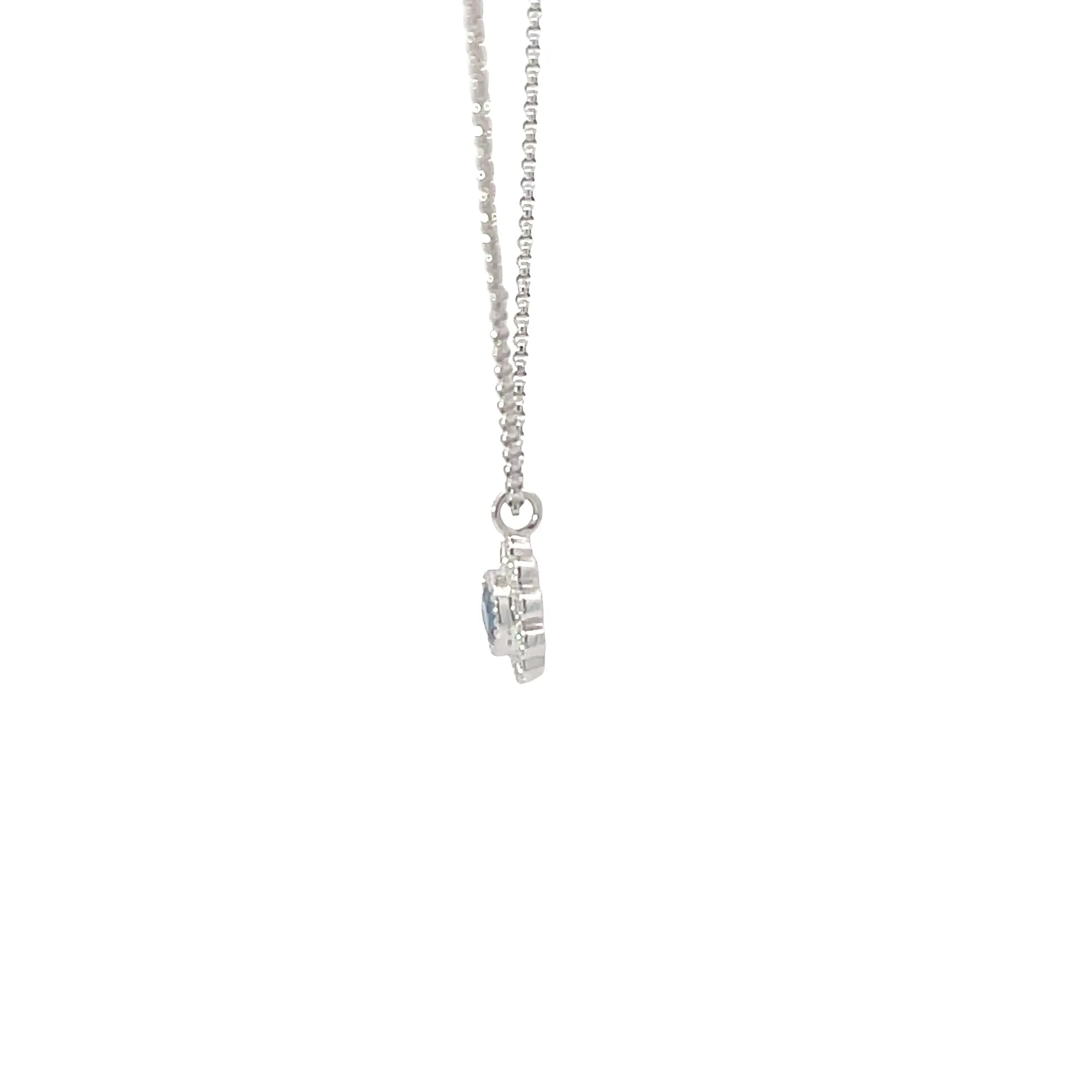 Diamond Sapphire Necklace