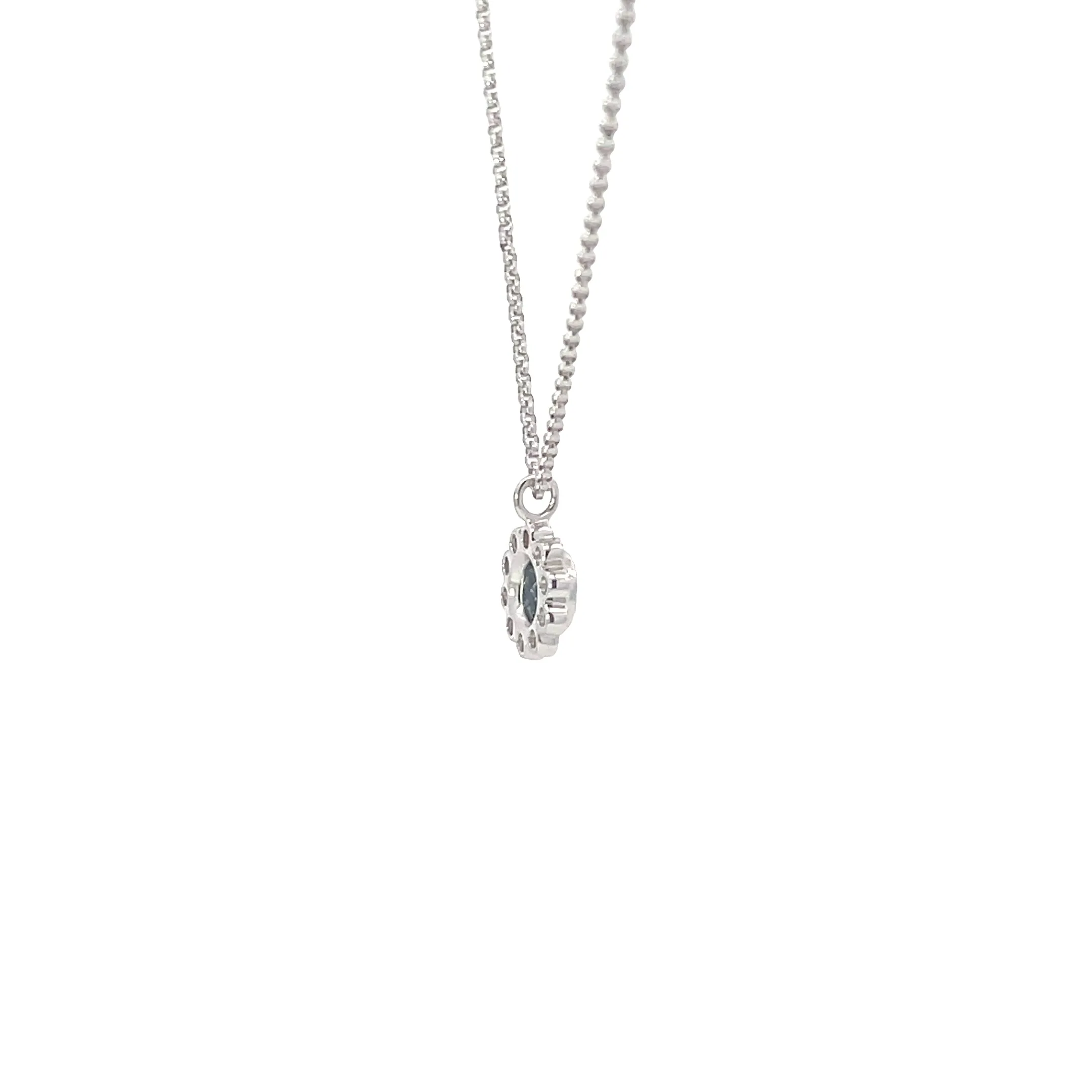 Diamond Sapphire Necklace