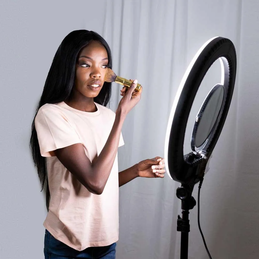 DISCONTINUED- 18" LED Portable Ring Light - Diamond Luxe III (2020)