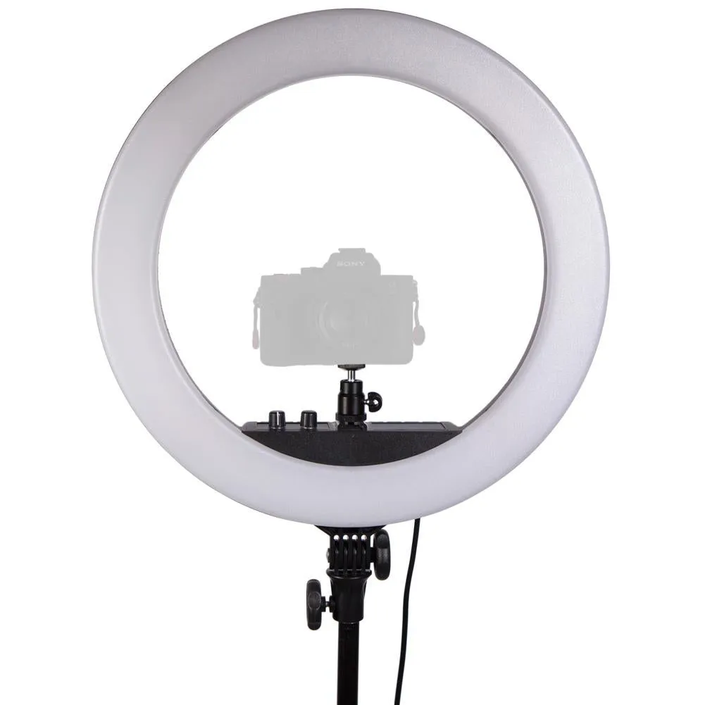 DISCONTINUED- 18" LED Portable Ring Light - Diamond Luxe III (2020)