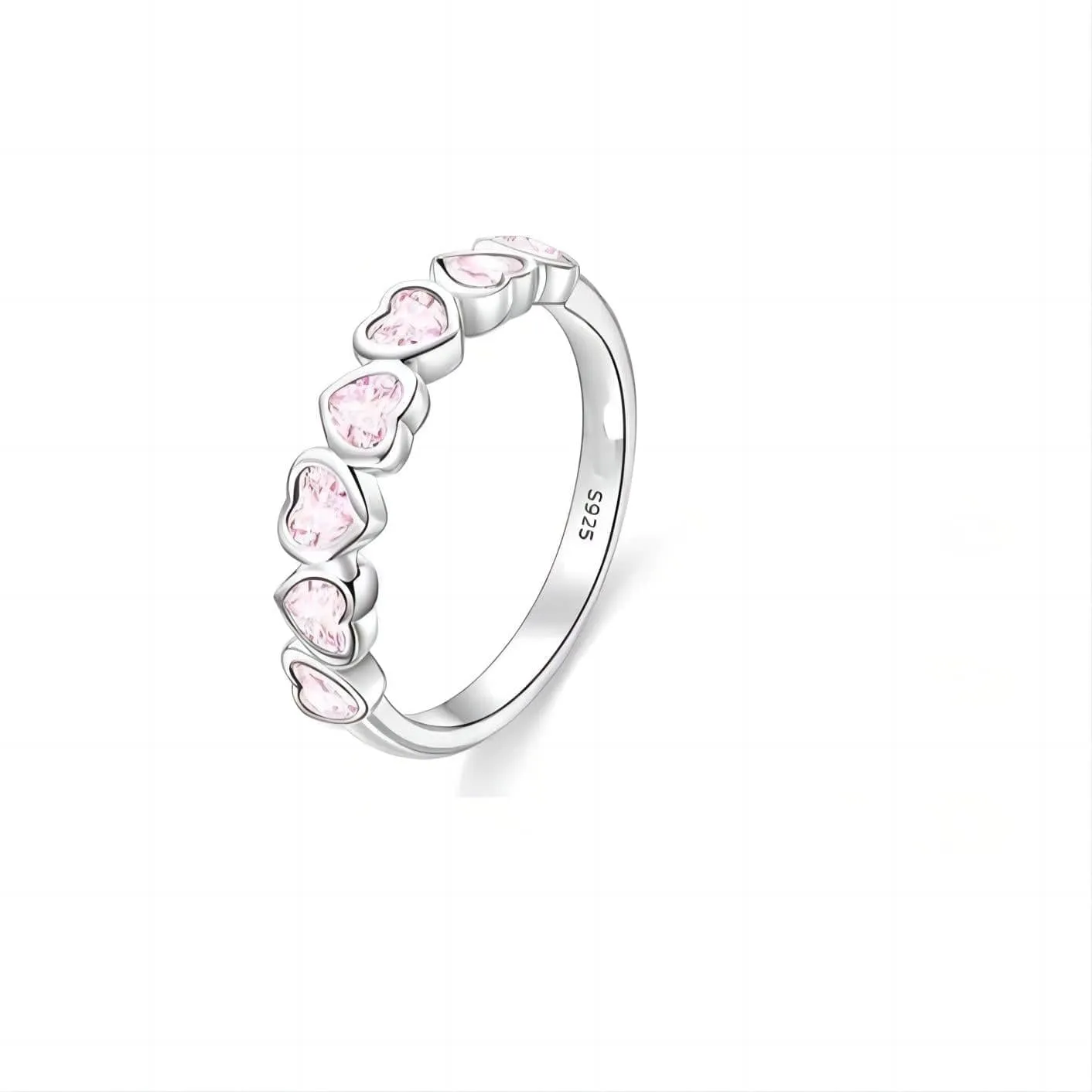 Elegant Adjustable Heart Matching Ring