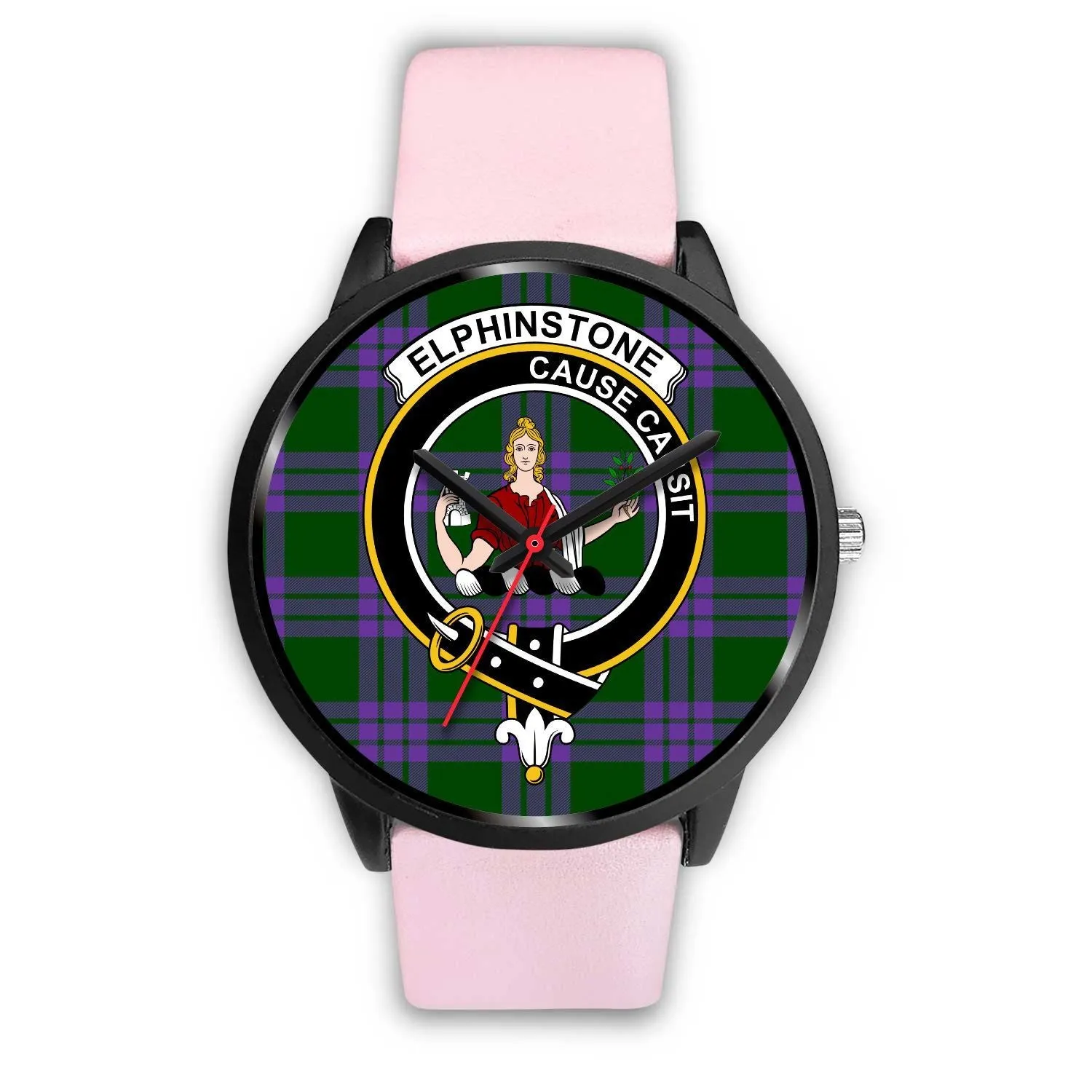 Elphinstone Clan Badge Tartan Black Watch