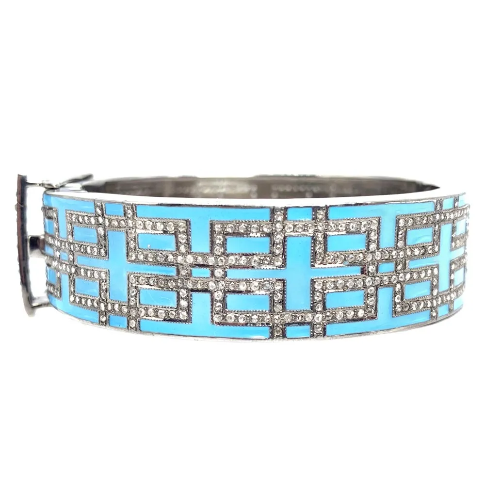 Enamel Basket Bangle