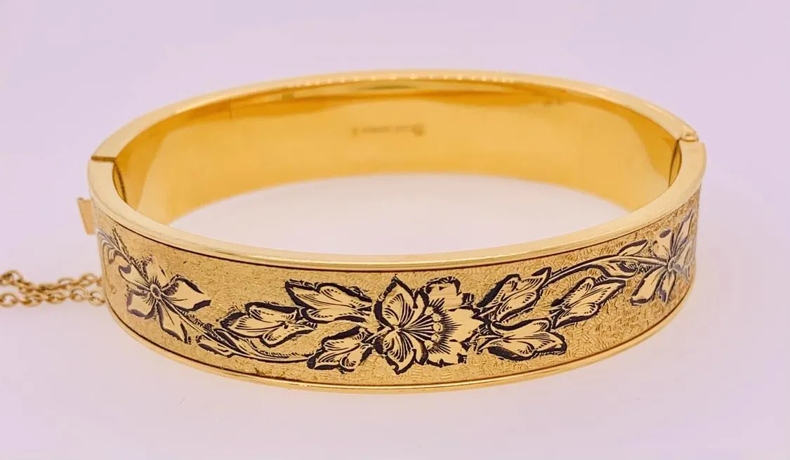 Estate Gold Filled Bangle