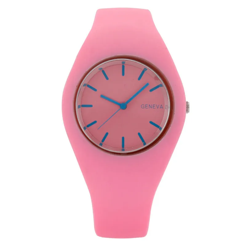 Fashion Fashion Candy Korean Quartz Watch Silicone Strap Women's Watch