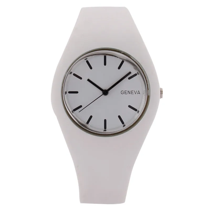 Fashion Fashion Candy Korean Quartz Watch Silicone Strap Women's Watch