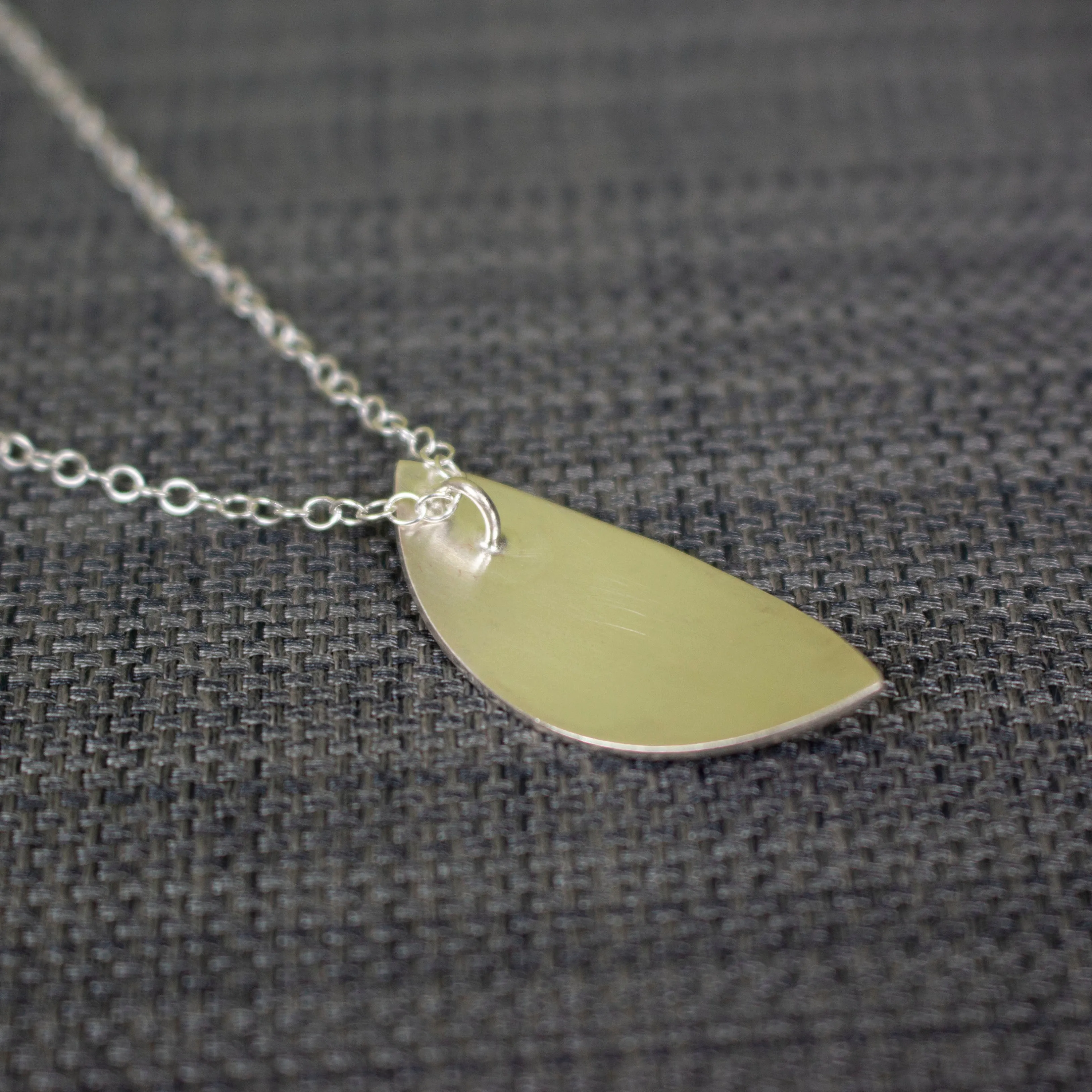 Floral Petal Silver Pendant