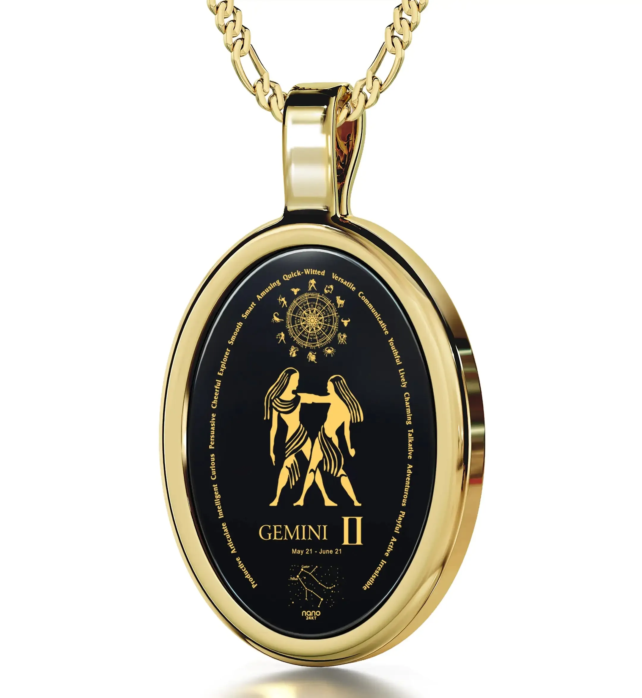 Gemini Zodiac Necklace