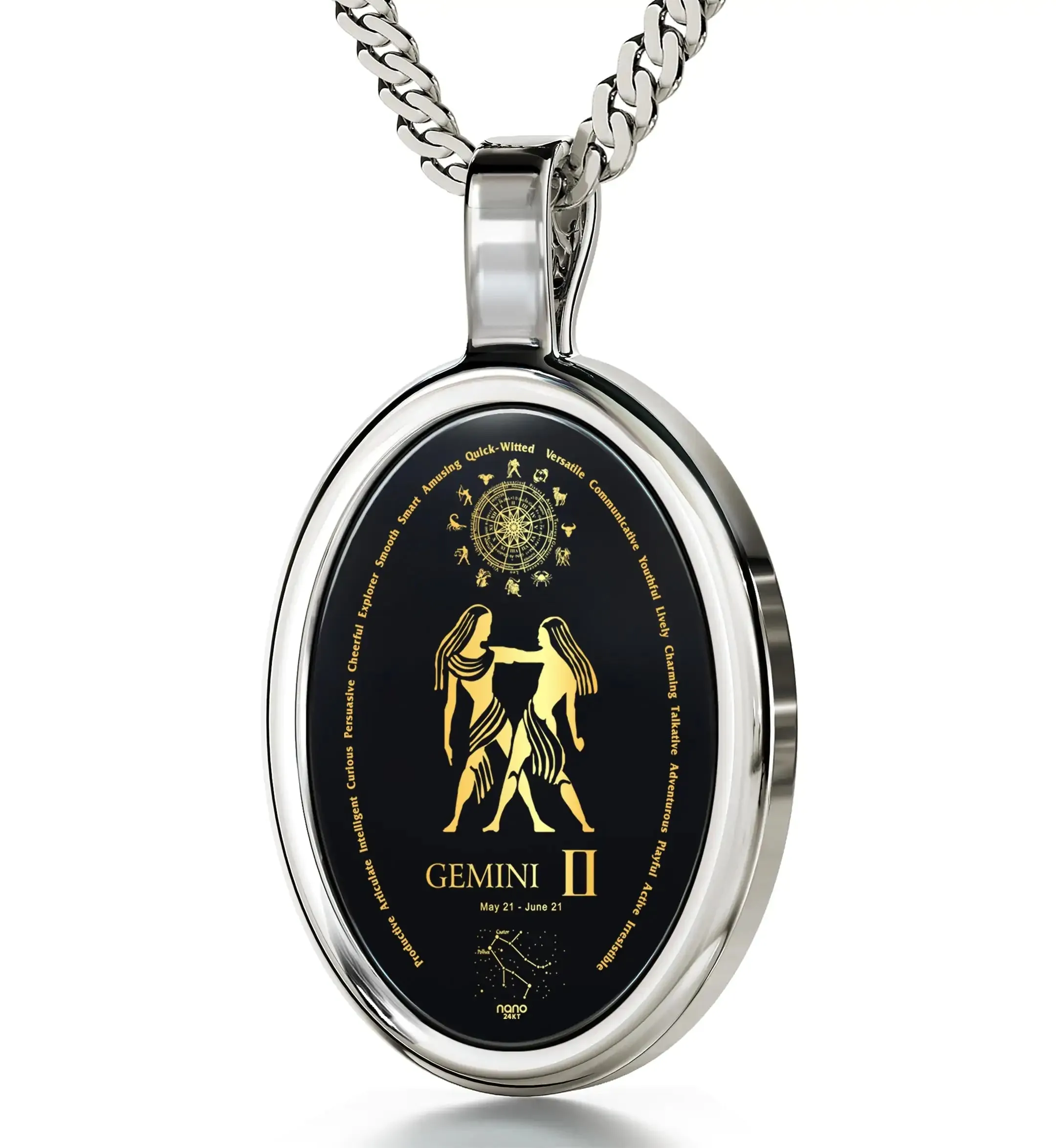 Gemini Zodiac Necklace