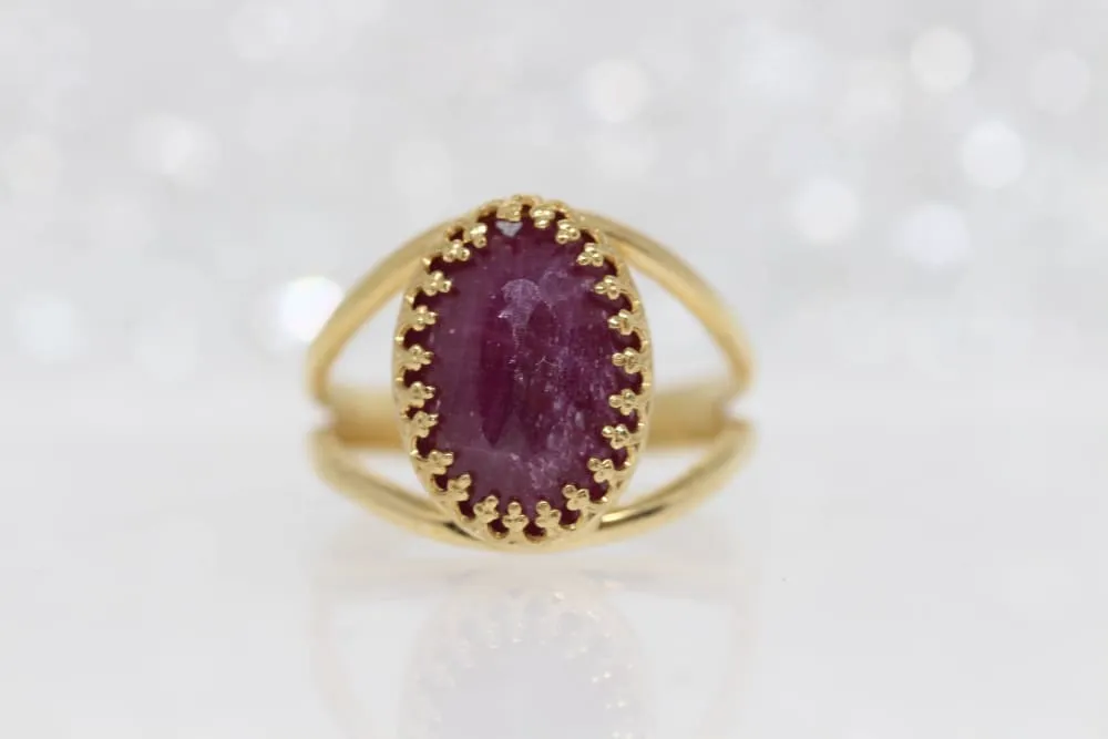 Genuine Ruby Ring