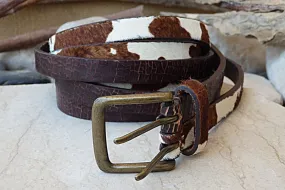 Giraffe spot belt