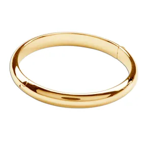 Gold Bangle (Classic) - 14K Gold Plated Bangle Bracelet