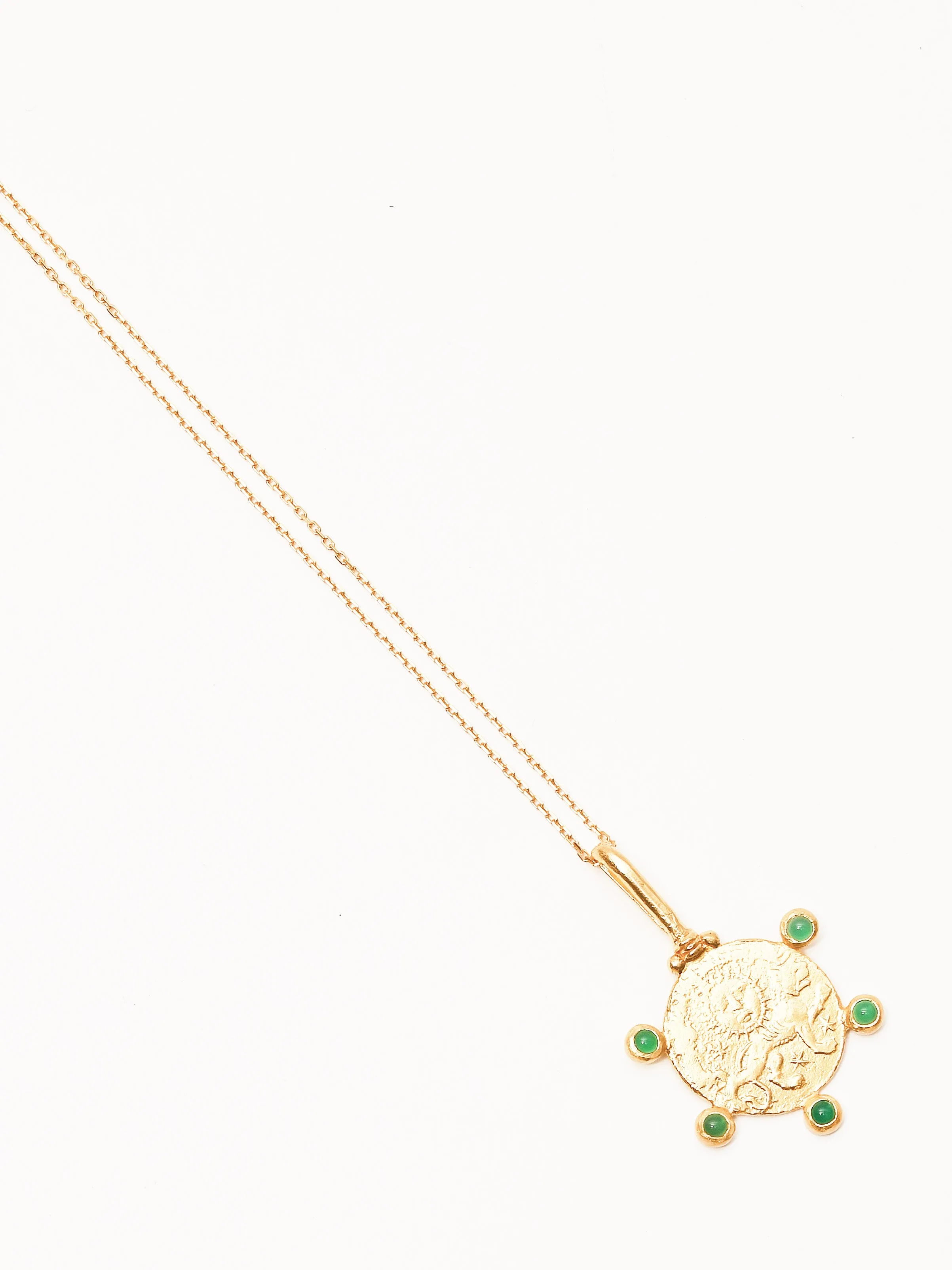 Green Onyx Jahangir Pendant