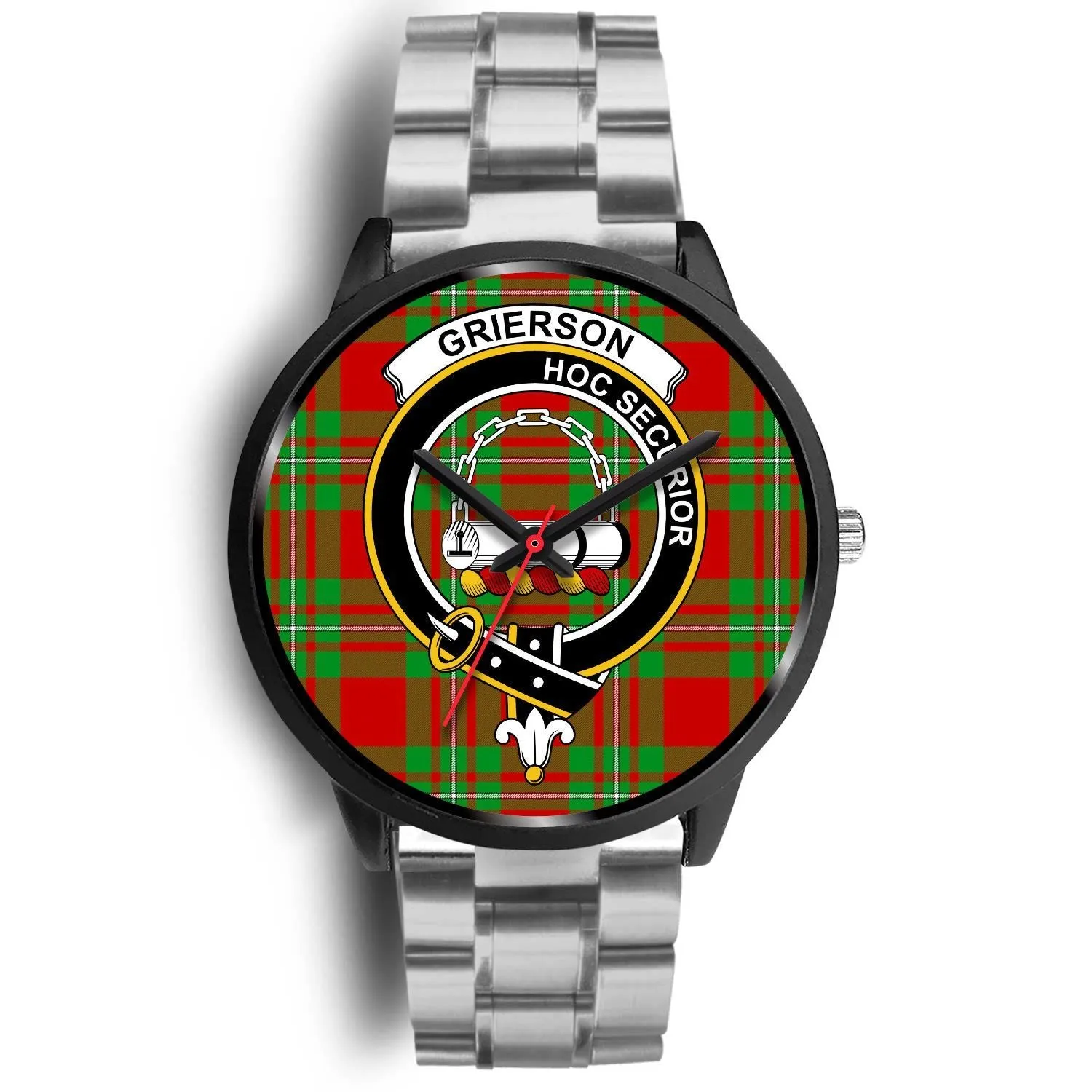 Grierson Clan Badge Tartan Black Watch