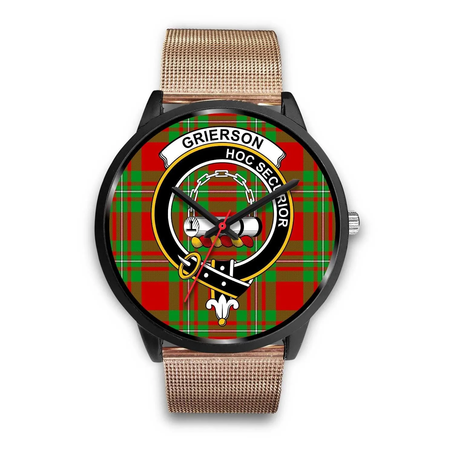 Grierson Clan Badge Tartan Black Watch