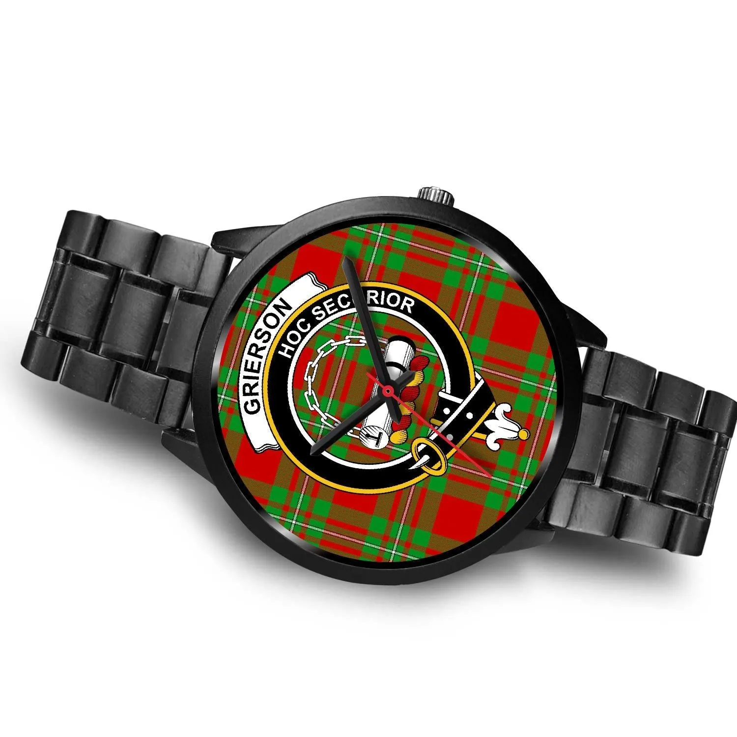 Grierson Clan Badge Tartan Black Watch