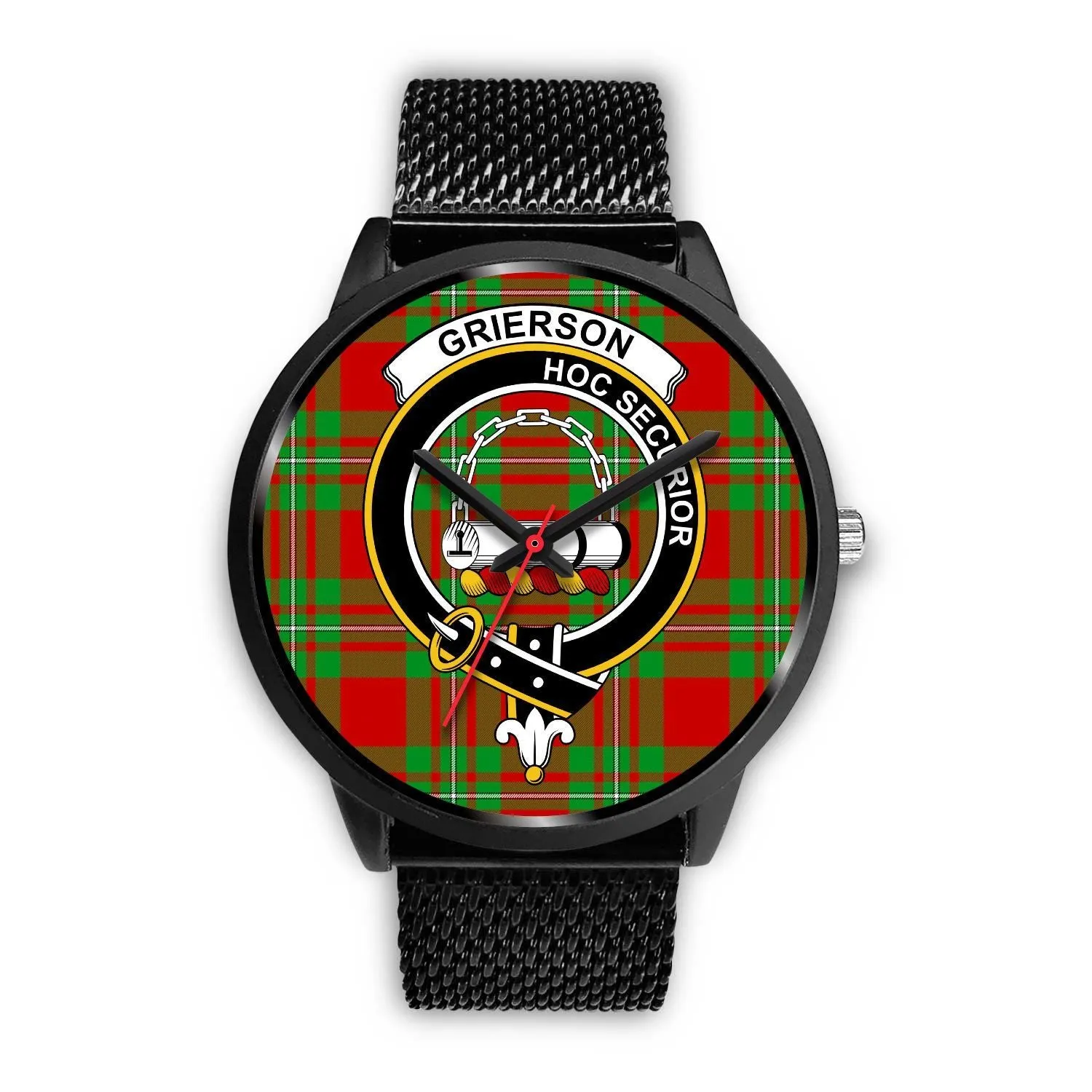 Grierson Clan Badge Tartan Black Watch