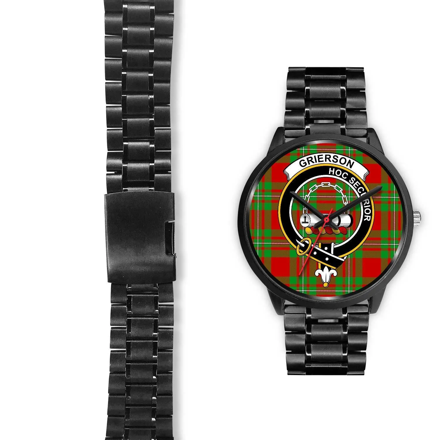 Grierson Clan Badge Tartan Black Watch