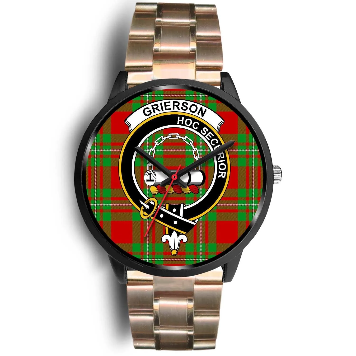 Grierson Clan Badge Tartan Black Watch