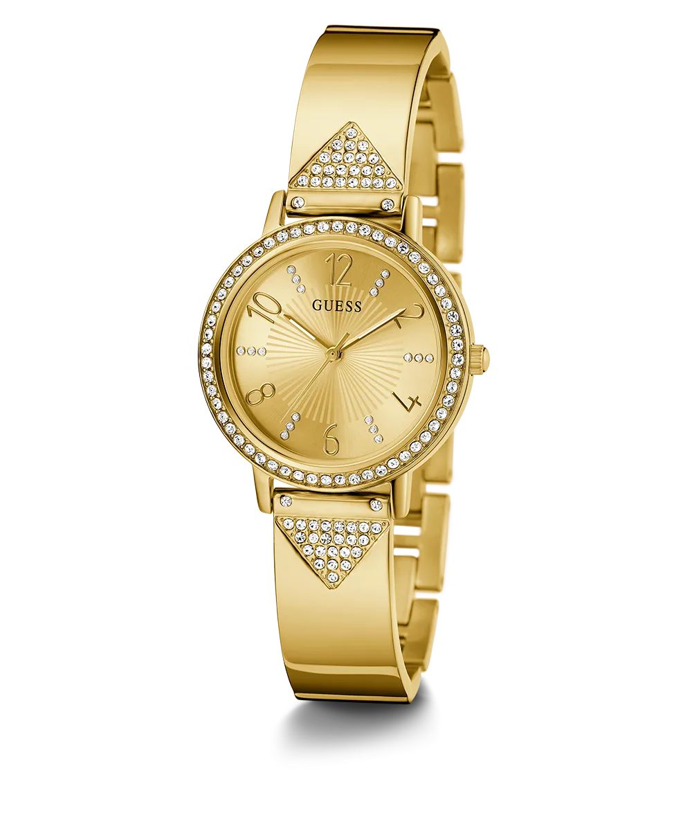 GUESS Ladies Gold Tone Analog Watch