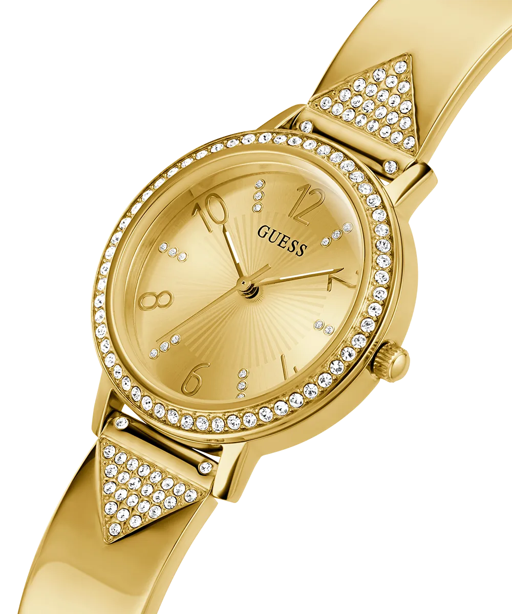 GUESS Ladies Gold Tone Analog Watch