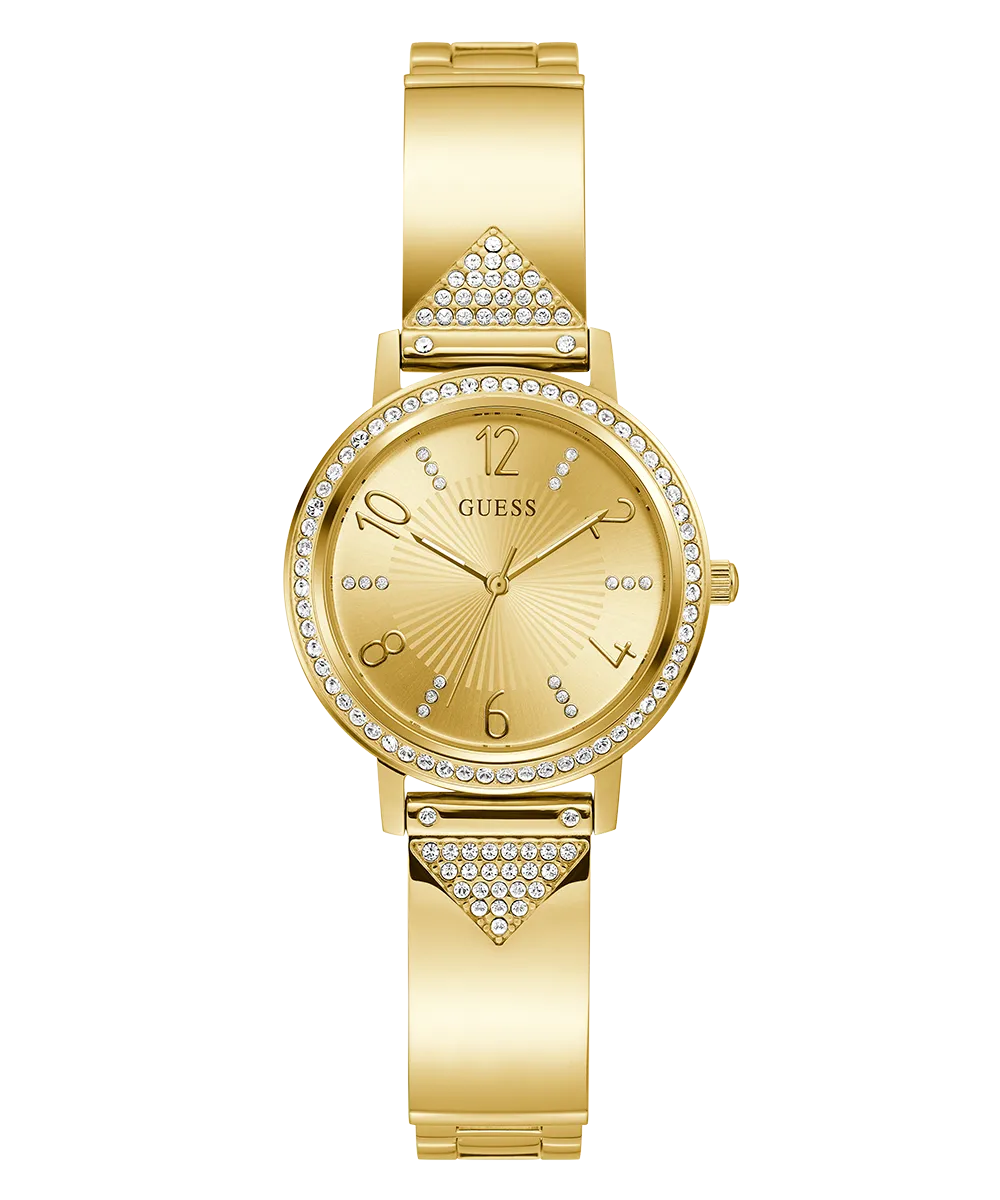 GUESS Ladies Gold Tone Analog Watch