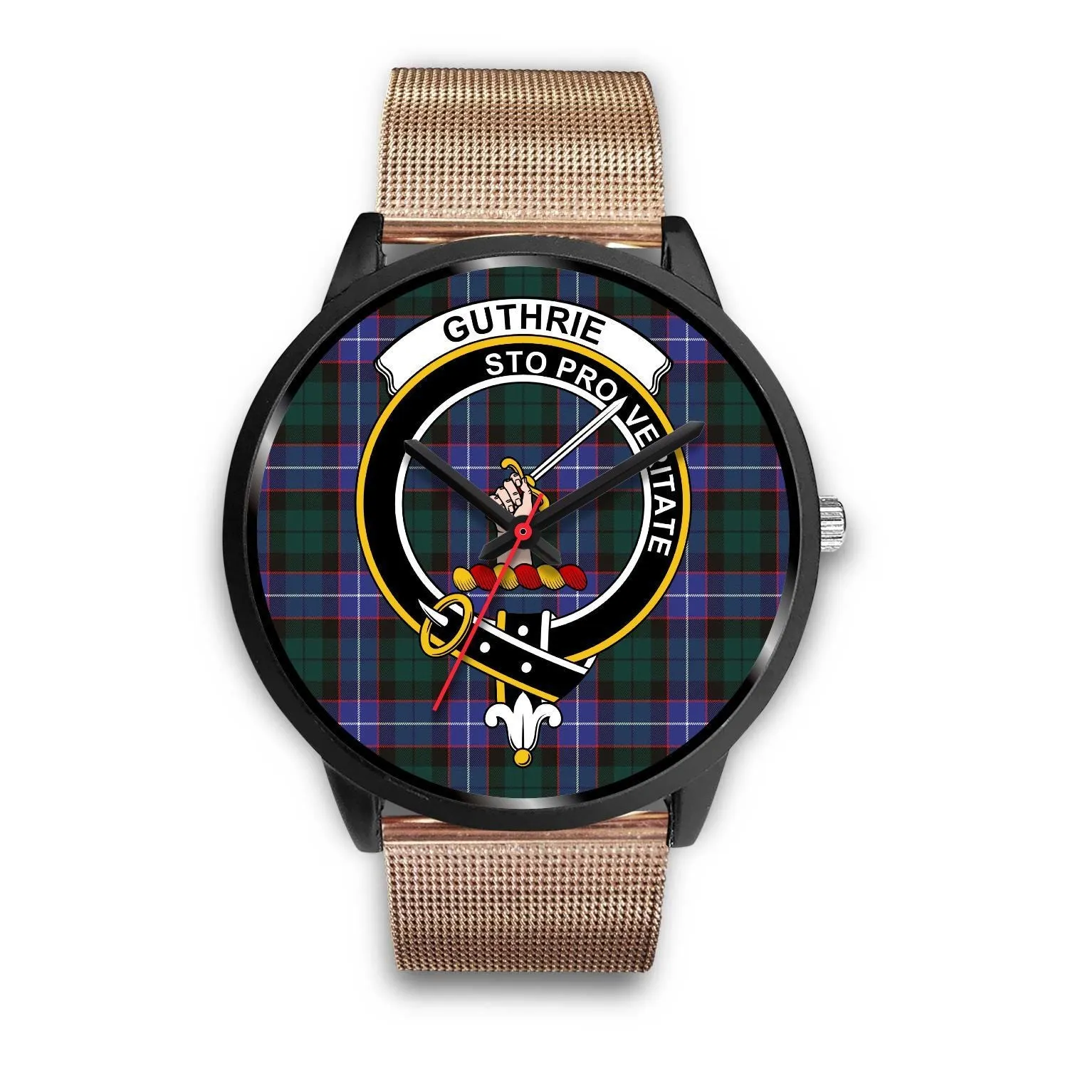 Guthrie Modern Clan Badge Tartan Black Watch