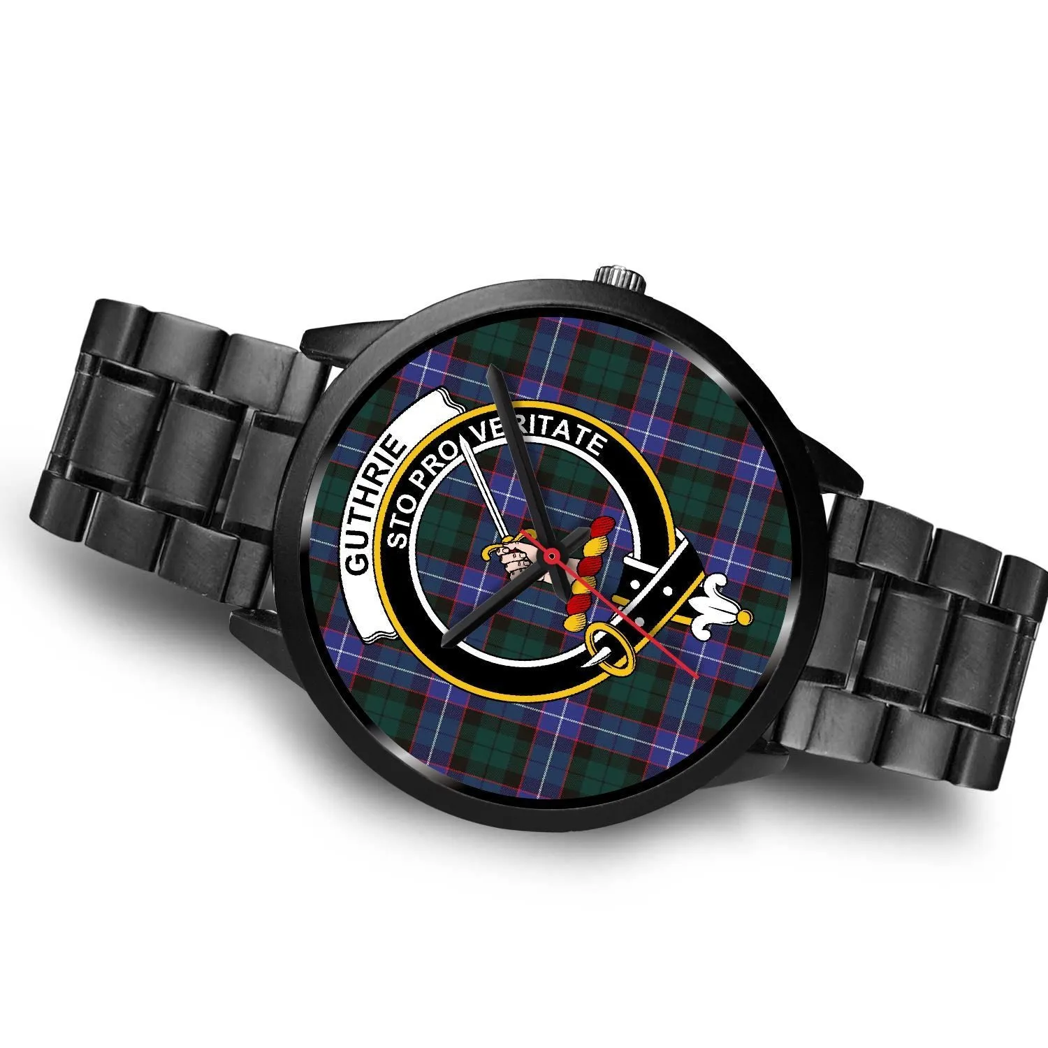 Guthrie Modern Clan Badge Tartan Black Watch