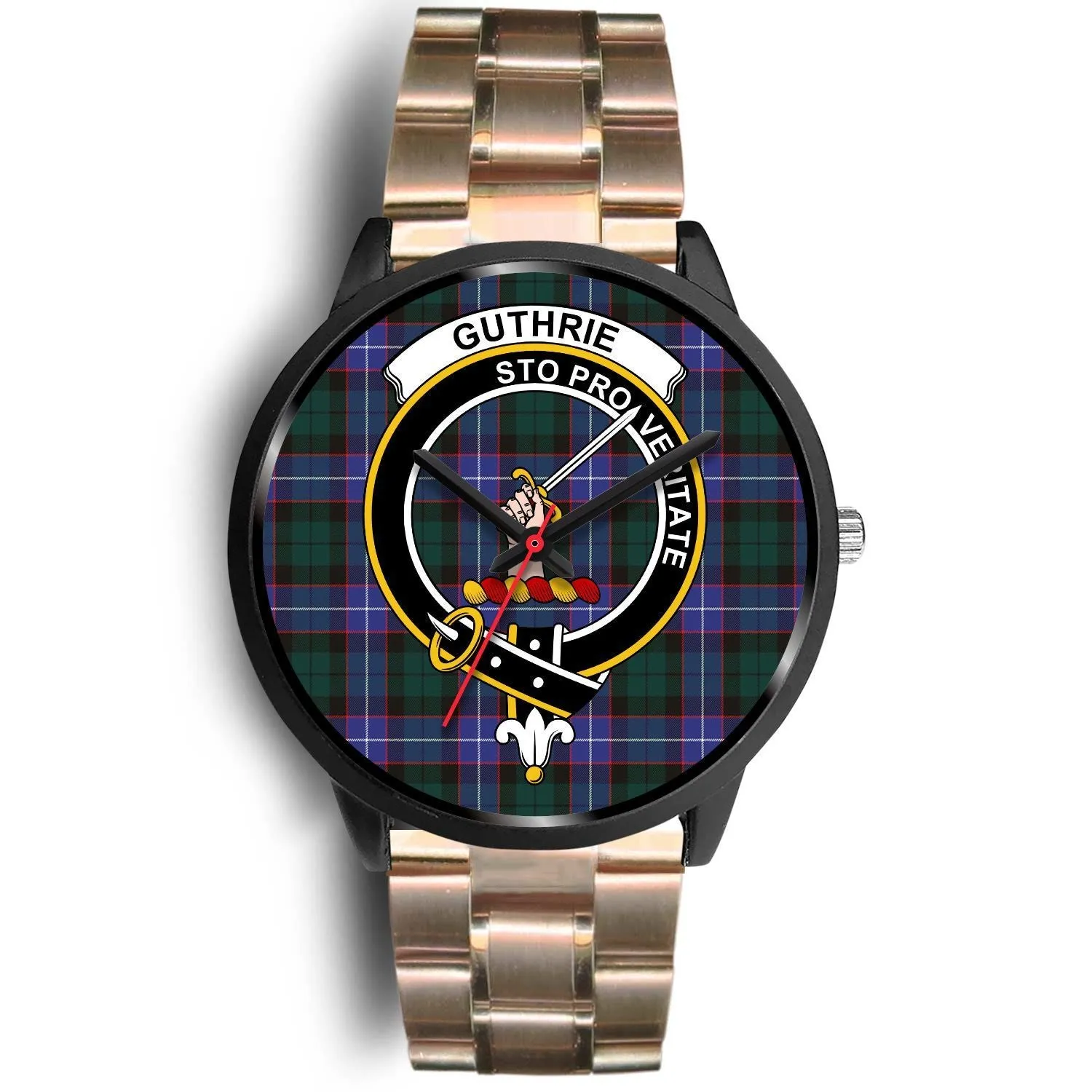 Guthrie Modern Clan Badge Tartan Black Watch