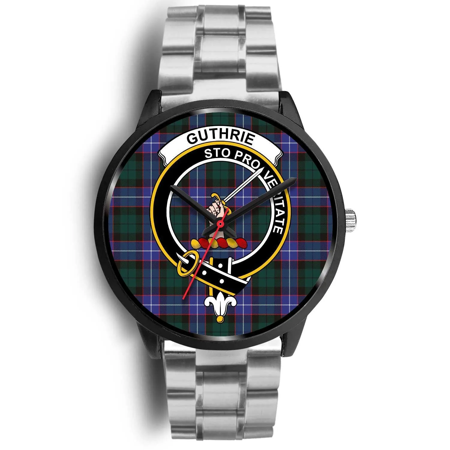 Guthrie Modern Clan Badge Tartan Black Watch