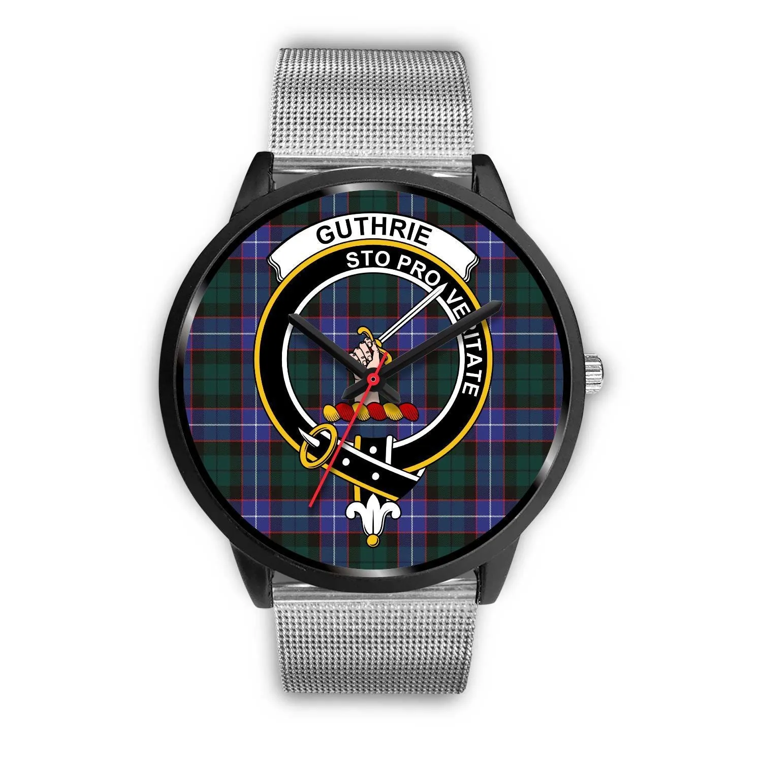 Guthrie Modern Clan Badge Tartan Black Watch