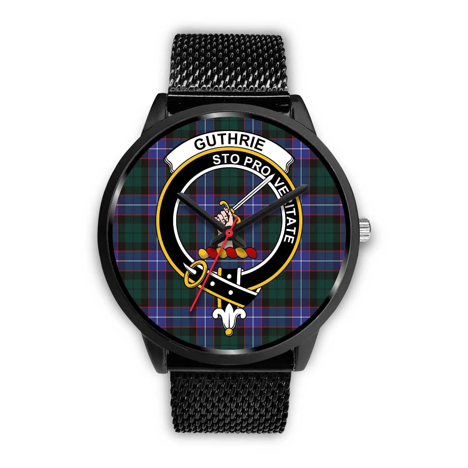 Guthrie Modern Clan Badge Tartan Black Watch