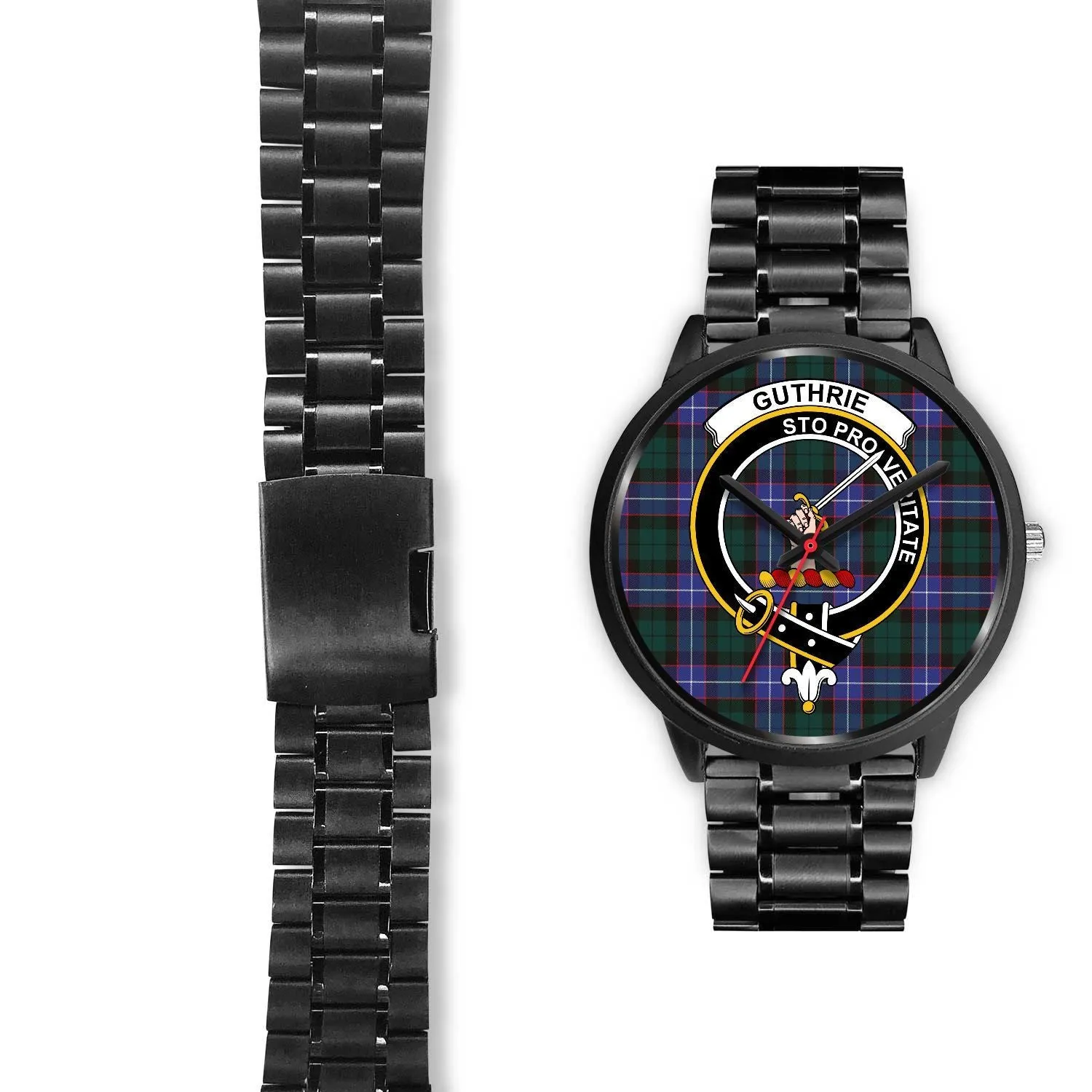 Guthrie Modern Clan Badge Tartan Black Watch