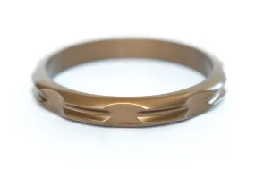 Hair Tie Bangle Plastic Gold