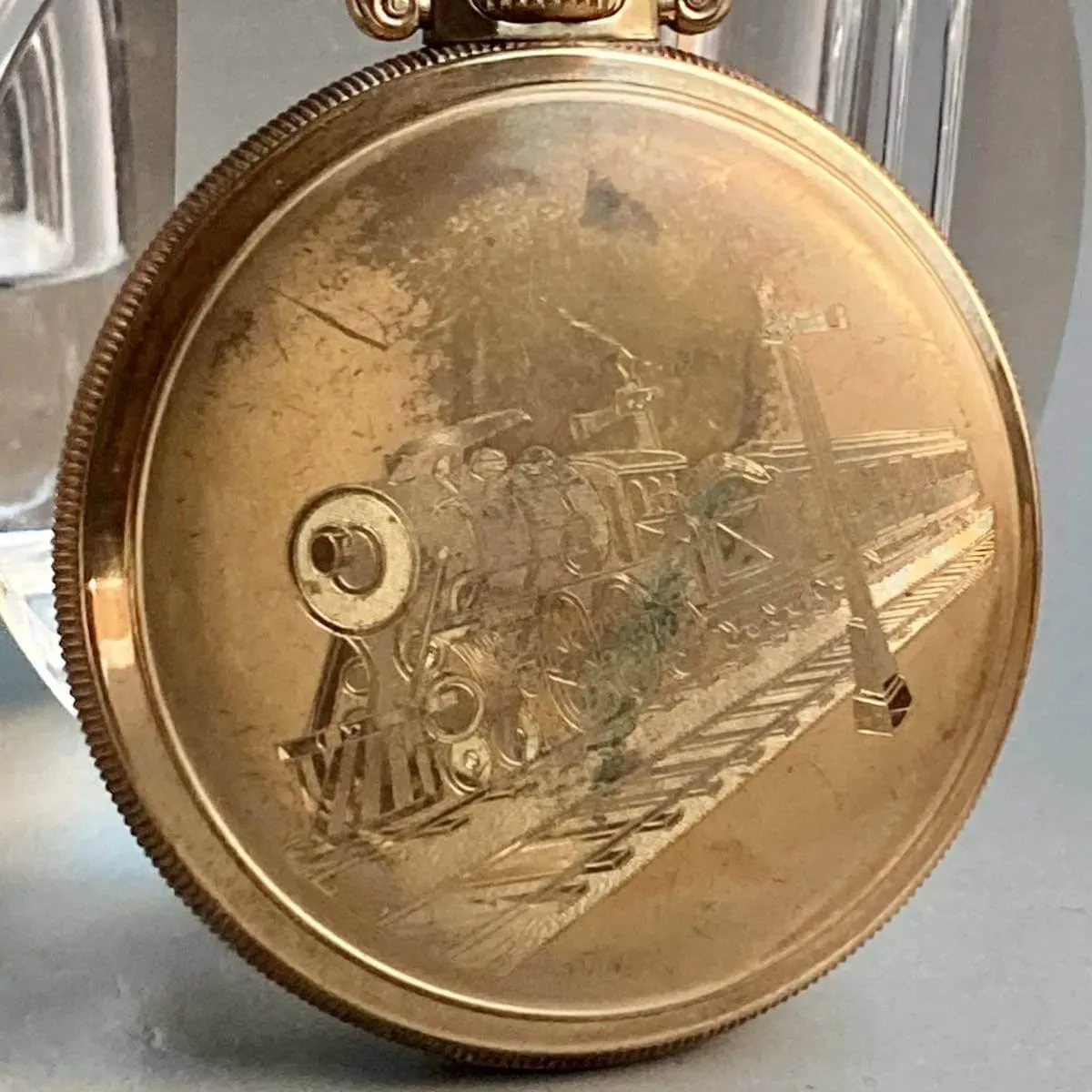 Hampden Pocket Watch Antique Manual Open Face 53mm Vintage