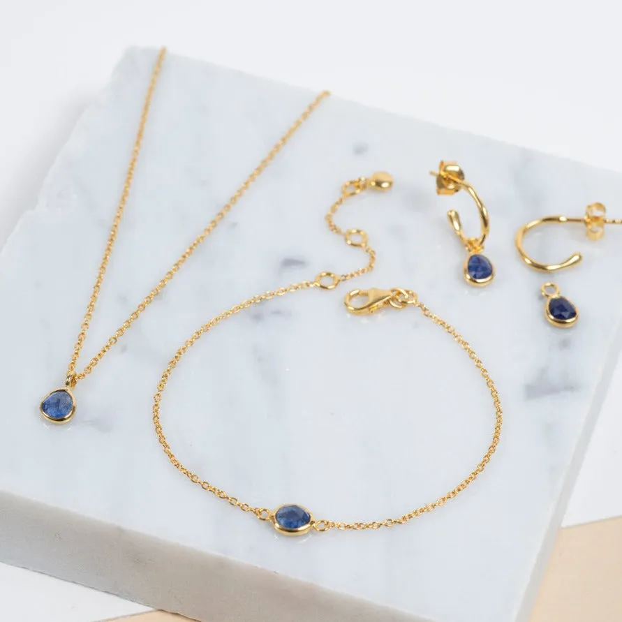 Hampton Sapphire & Gold Vermeil Necklace