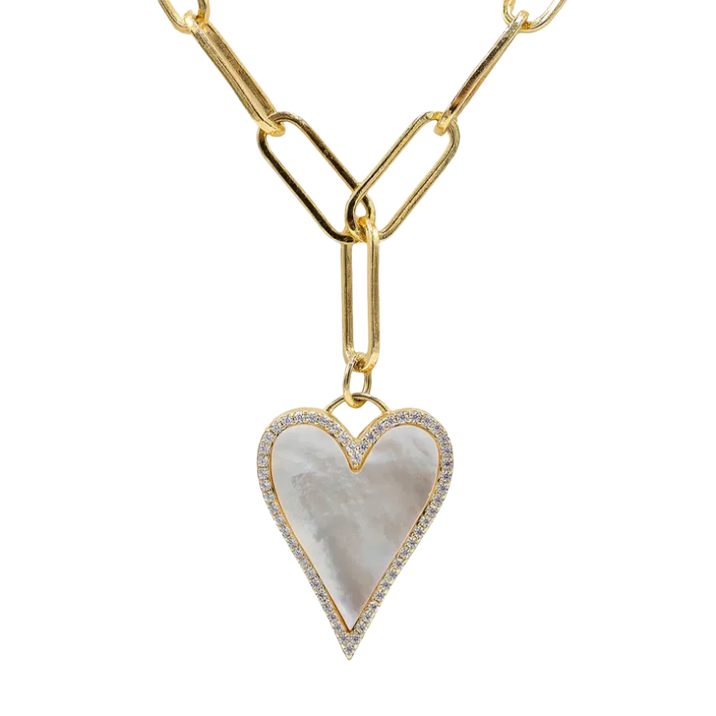 Hannah Cute Heart Necklace by Zafiro Jewellers