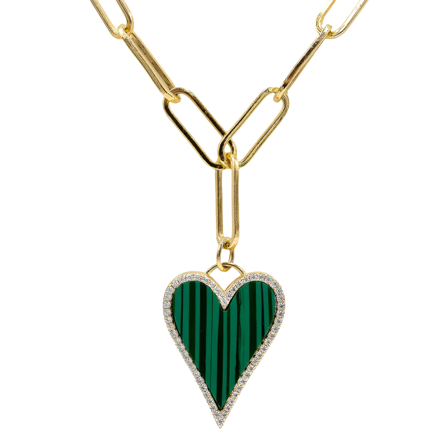 Hannah Cute Heart Necklace by Zafiro Jewellers