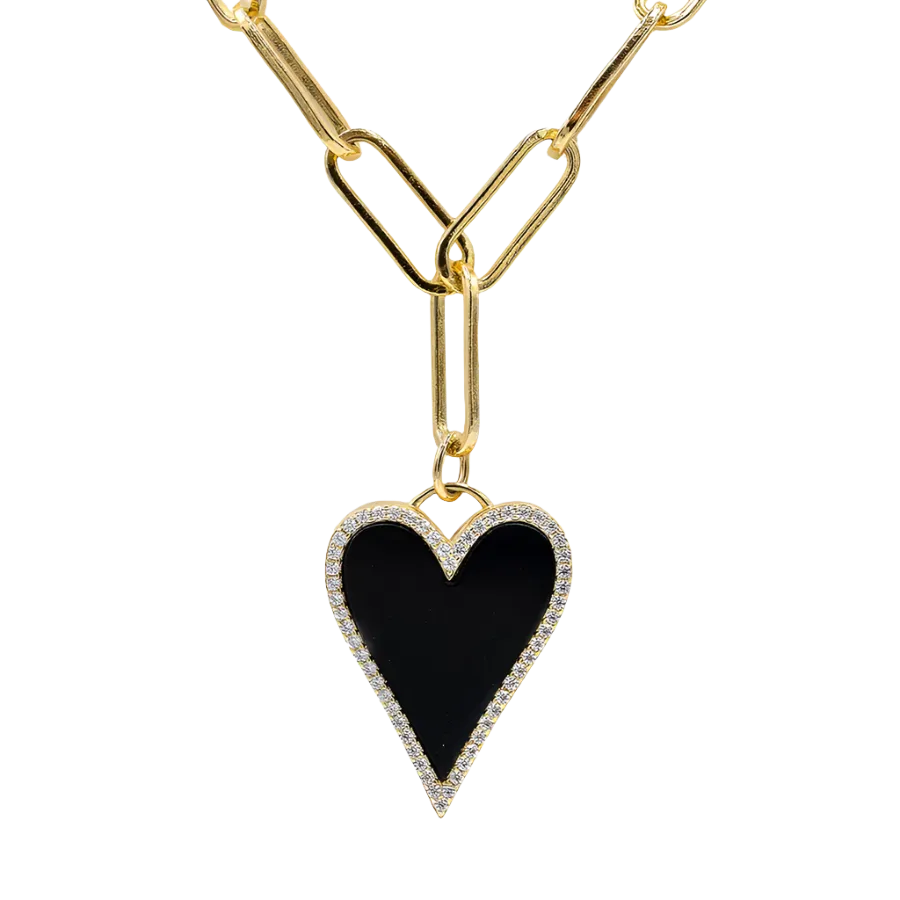 Hannah Cute Heart Necklace by Zafiro Jewellers