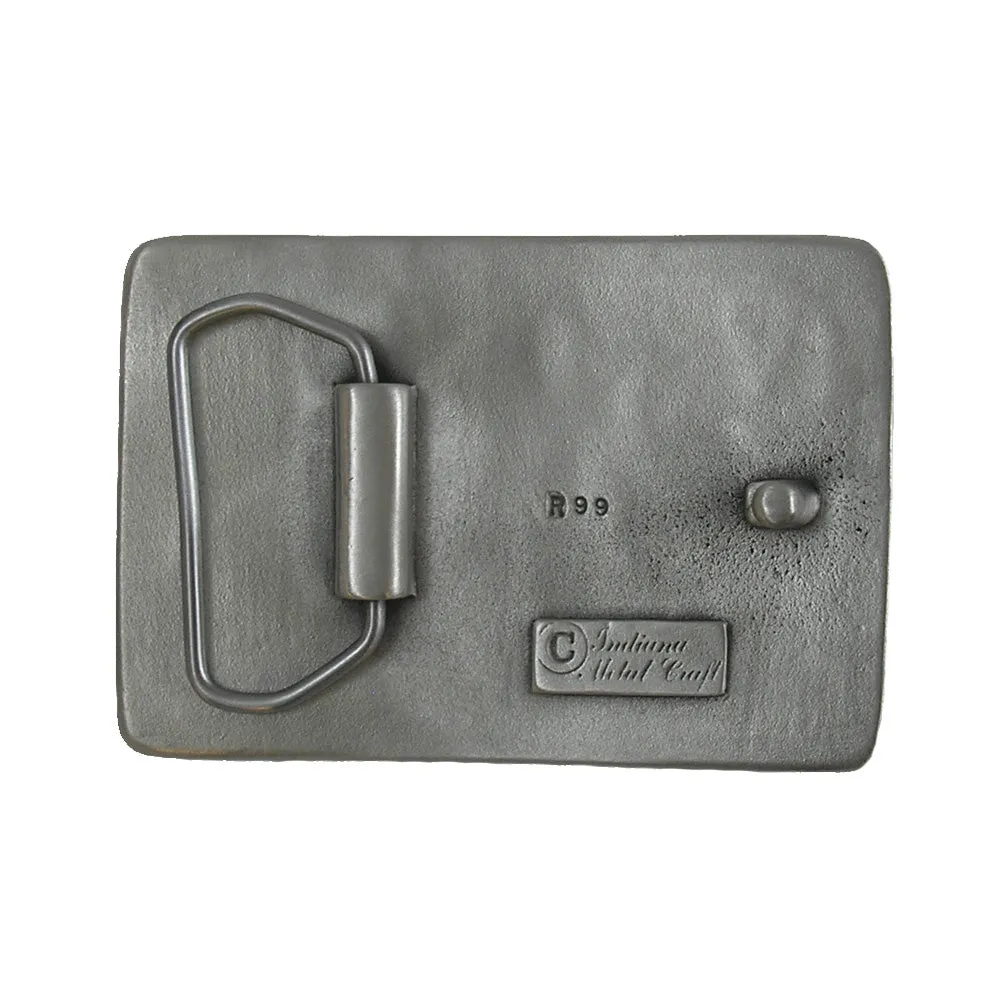 Keep On Truckin' Pewter Belt Buckle