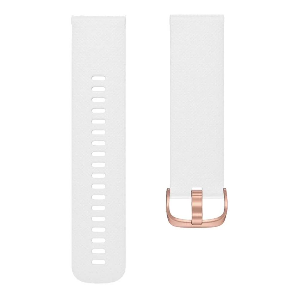 Lacoste 22mm Range compatible Silicone Watch Straps with Rose Gold Buckles