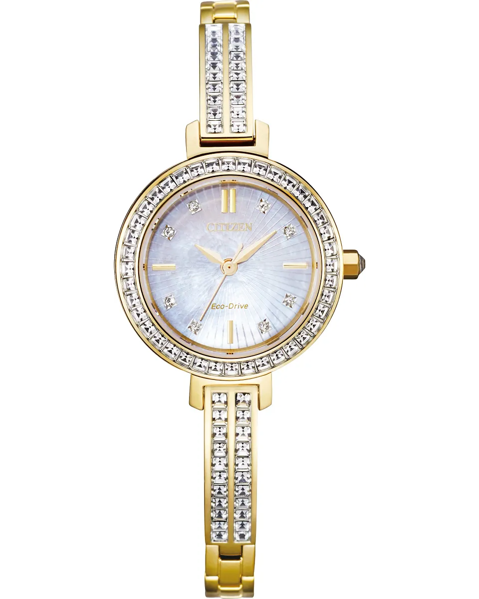 LADIES SILHOUETTE CRYSTAL CITIZEN WATCH